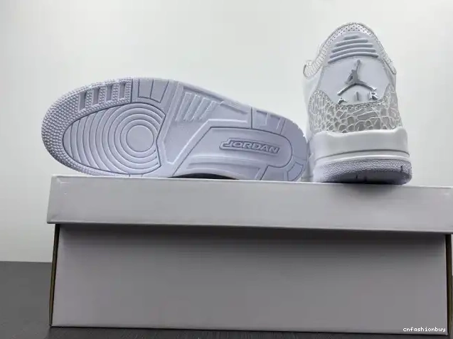 'Triple Air Jordan PS 429487-111 3 Retro White' 0613